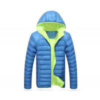 COTTON-PADDED COAT BLUE